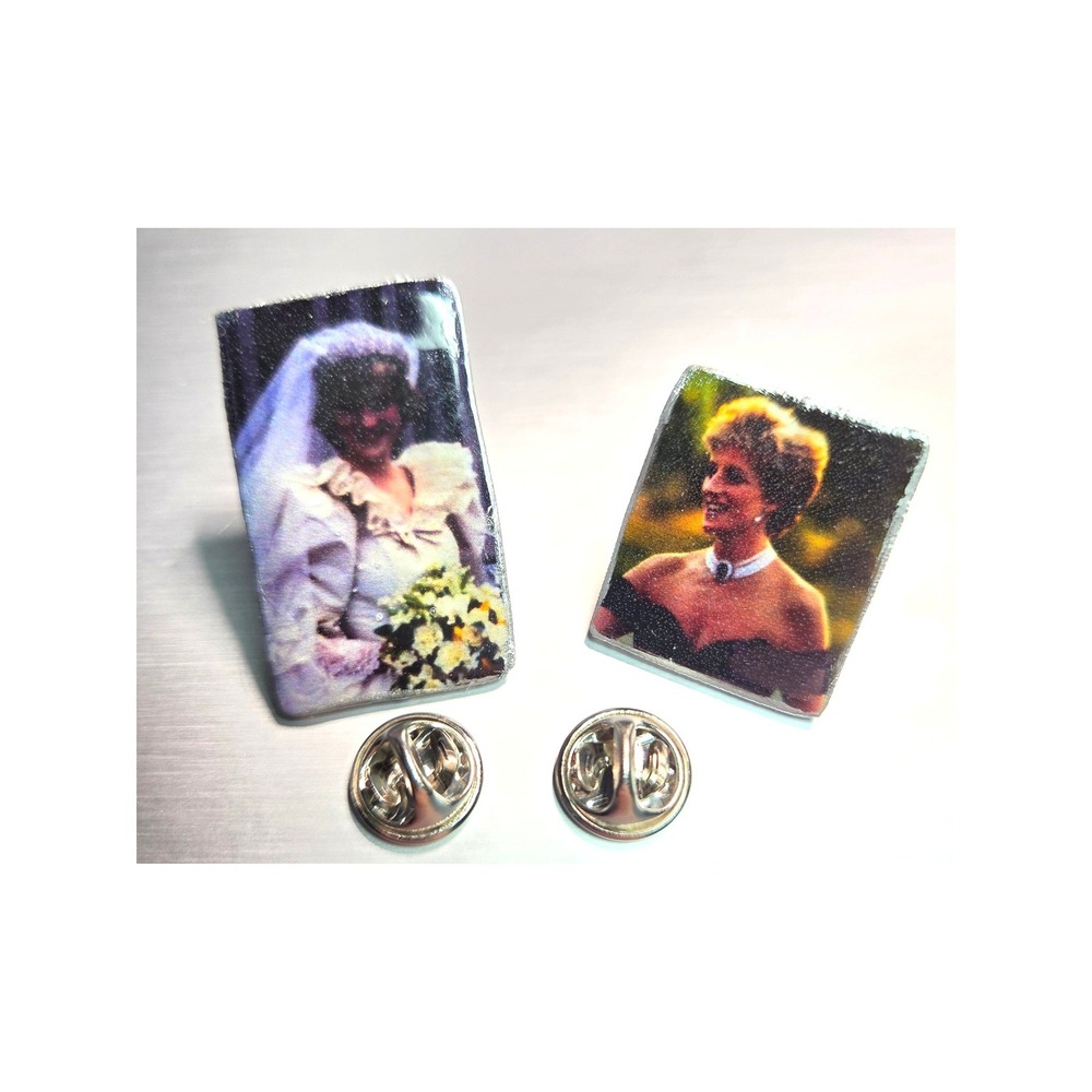 Handmade Pin Set Lady Diana Royalcore Nostalgia 90s Handmade